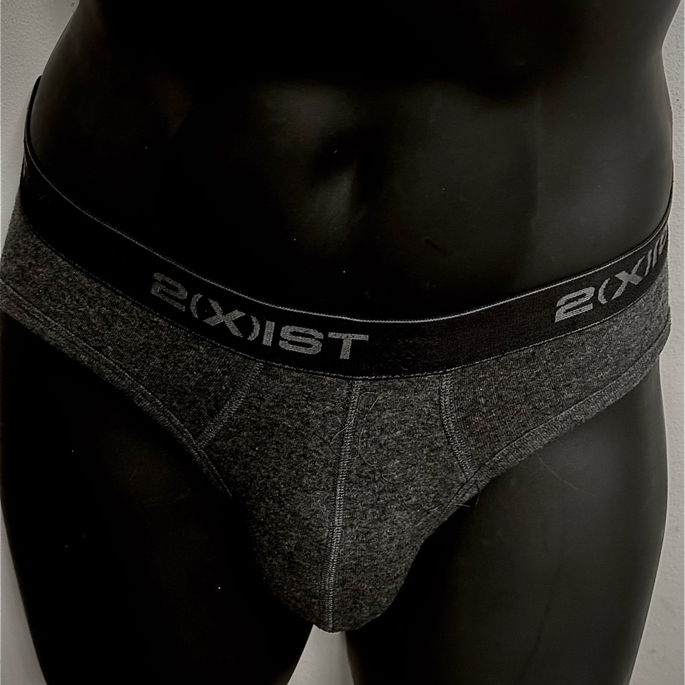 Grey 2xist brief, small